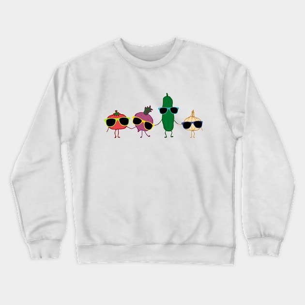 Cool vegetables Crewneck Sweatshirt by hyperactive